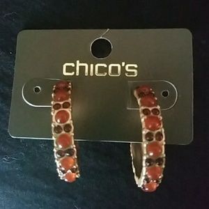 Chico's Autumn Hoop Earrings